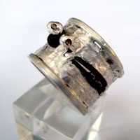 anillo de plata