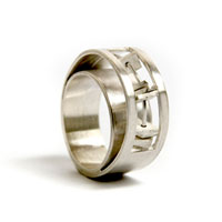 anillo de plata