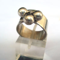 anillo de plata